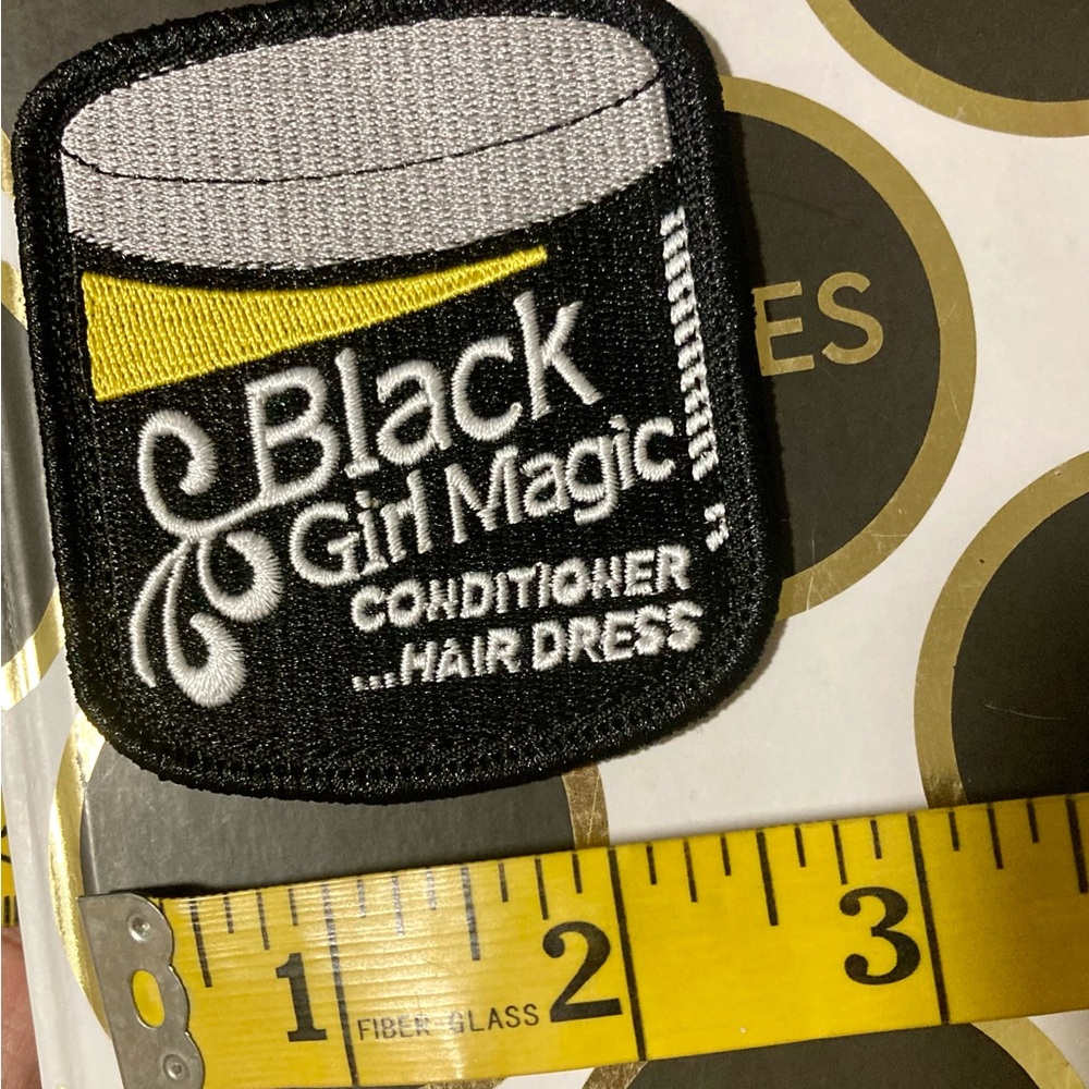 Blue magic Black and Yellow Embroidered Patch - Picture 4 of 4